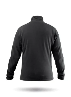 Mens Black Full Zip Fleece Jacket