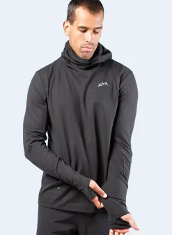 Mens Black Zhikmotion Hooded Top