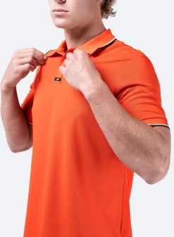 Mens Elite Polo - Ocean Red