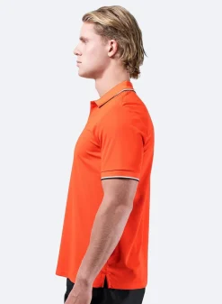 Mens Elite Polo - Ocean Red
