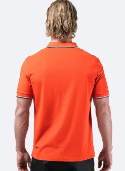 Mens Elite Polo - Ocean Red