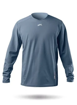 Mens Long Sleeve Xwr Top - Cool Grey