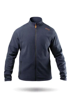Mens Navy Full Zip Fleece Jacket