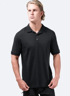 Mens Pima Cotton Polo - Black