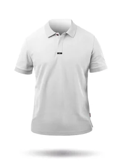 Mens Pima Cotton Polo - White