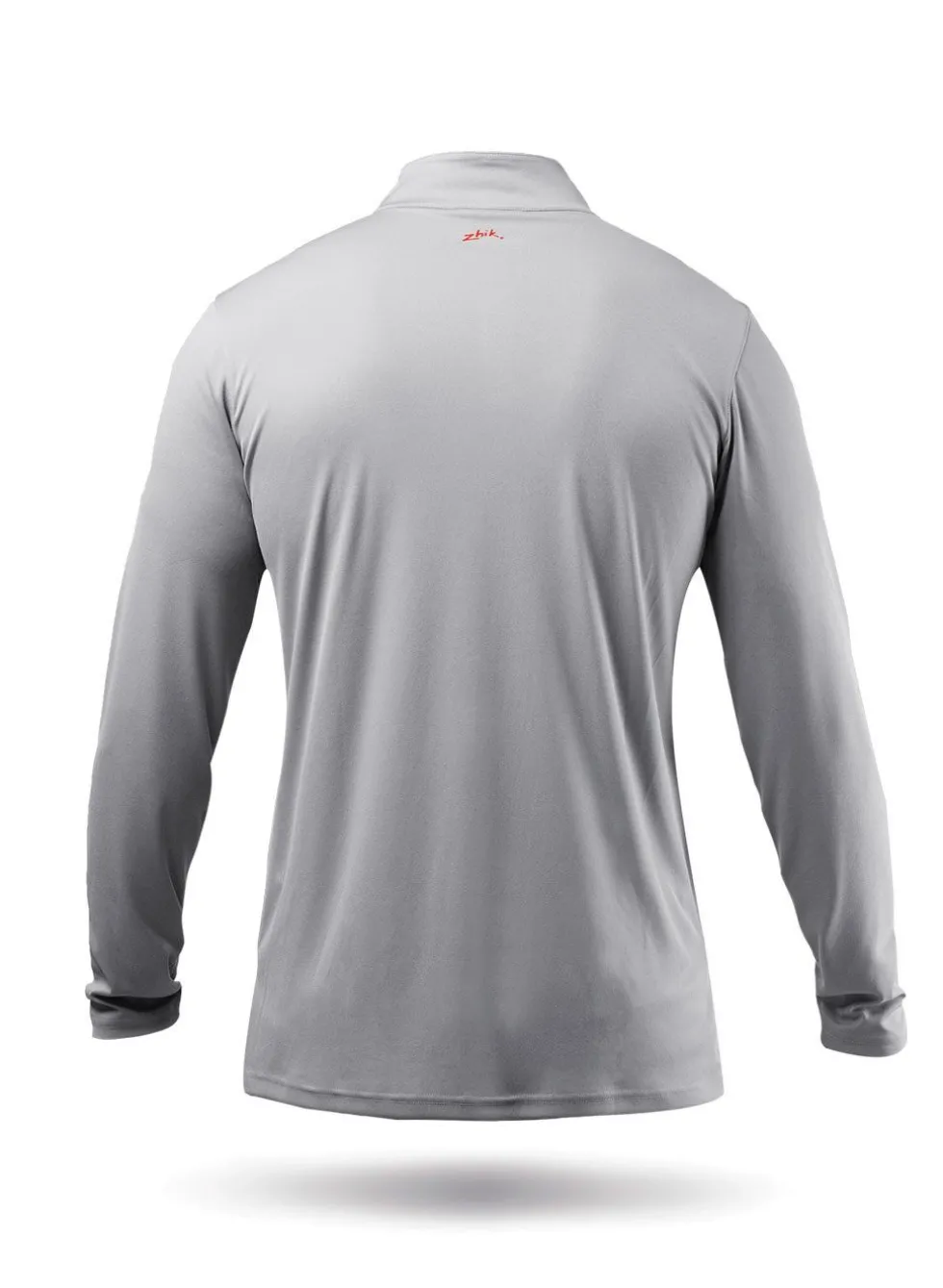 Mens Uvactive High Collar 1/4 Zip Top - Grey