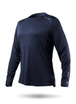 Mens Uvactive Long Sleeve Top - Navy