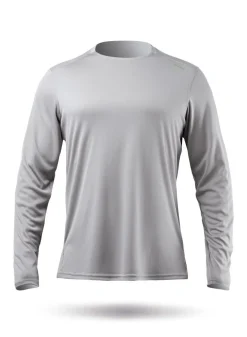 Mens Uvactive Long Sleeve Top - Grey