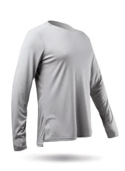 Mens Uvactive Long Sleeve Top - Grey