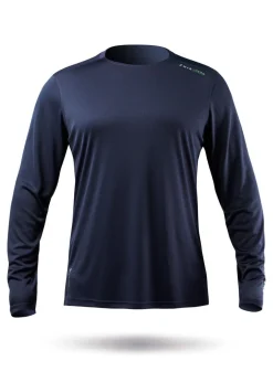 Mens Uvactive Long Sleeve Top - Navy