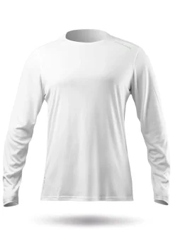 Mens Uvactive Long Sleeve Top - White