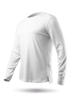 Mens Uvactive Long Sleeve Top - White