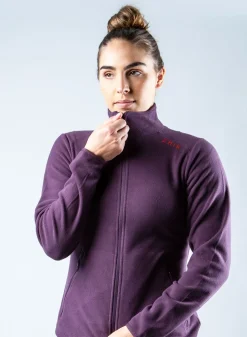 Womens Amethyst Full Zip Fleece Jacket