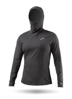 Womens Black Zhikmotion Hooded Top