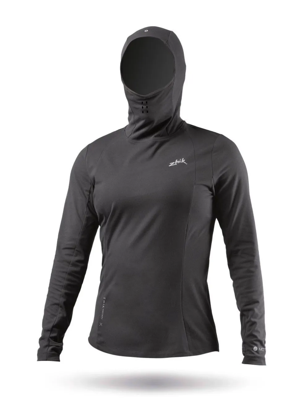 Womens Black Zhikmotion Hooded Top