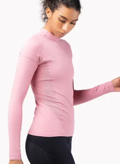 Womens Eco Spandex Long Sleeve Top - Pink