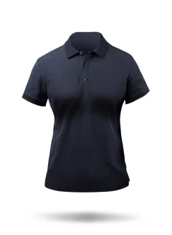 Womens Pima Cotton Polo - Navy