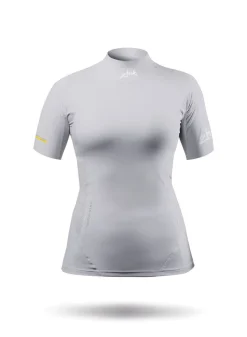 Womens Platinum Eco Spandex Short Sleeve Top