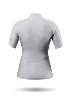 Womens Platinum Eco Spandex Short Sleeve Top