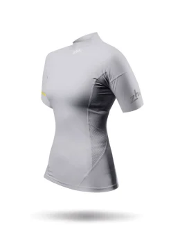 Womens Platinum Eco Spandex Short Sleeve Top