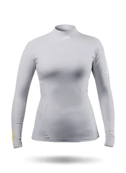 Womens Platinum Eco Spandex Long Sleeve Top