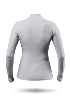 Womens Platinum Eco Spandex Long Sleeve Top