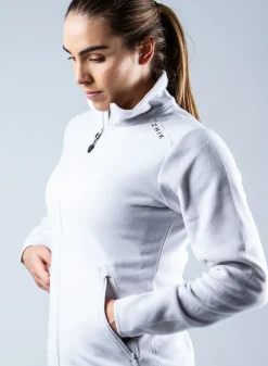 Womens Platinum Full Zip Fleece