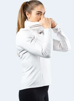 Womens Platinum Zhikmotion Hooded Top