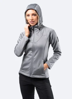Womens Tech Hoodie - Platinum