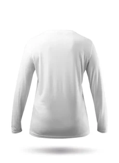 Womens Uvactive Long Sleeve Top - White