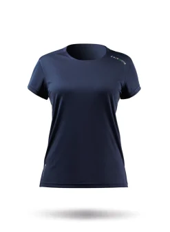 Womens Uvactive Short Sleeve Top - Navy