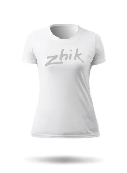 Womens Zhik Cotton Tee - White