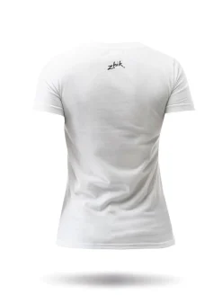 Womens Zhik Cotton Tee - White